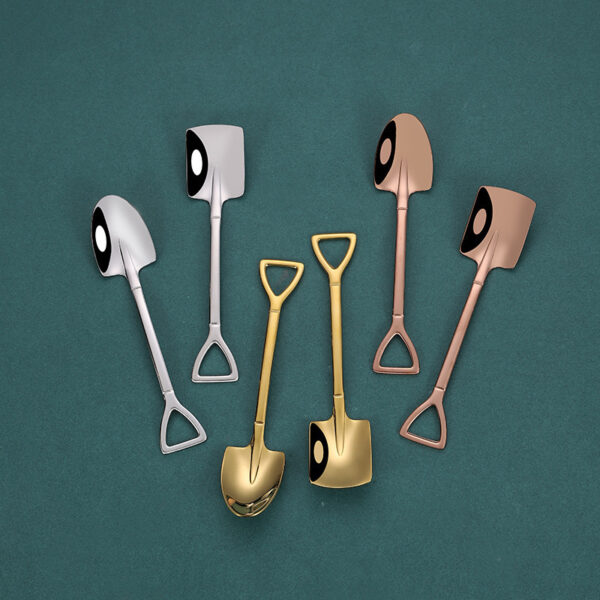 Stainless Steel Coffee Ice Cream Shovel Spoon - Image 3