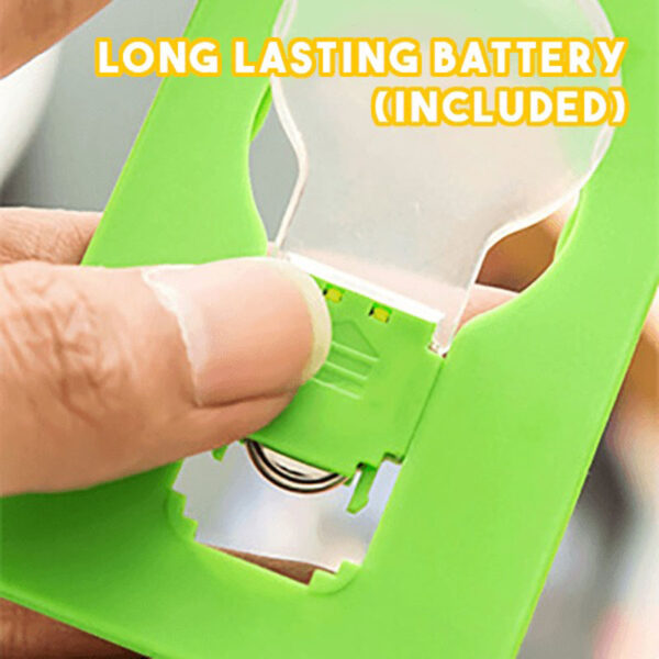 Foldable LED Pocket Lamp Mini Wallet Pocket LED Card Light Novelty Lighting Bulb Lamp Credit Card Size Ultra-thin Lamp - Image 10