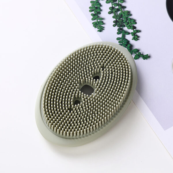 Creativity Double-Sided Silicone Soap Holder Box Flexible Multifunctional Bathroom Kitchen Dish Cleaning Brush Soap Storage Box - Image 3