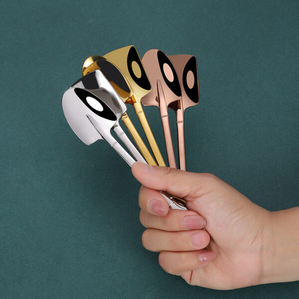 Stainless Steel Coffee Ice Cream Shovel Spoon - Image 4