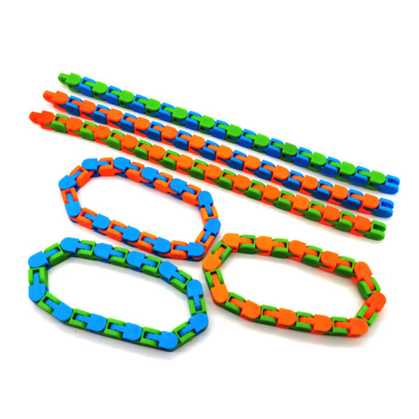 Funny Fidget Chain Anti Stress Toy for Adult Bike Chain Fidget Bracelet Puzzle Educational Toys - Image 3